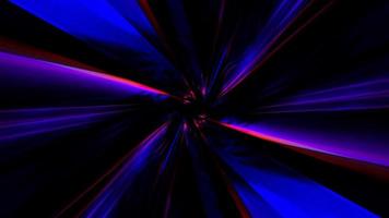velocidad hiperespacial azul púrpura rojo línea oscura en el túnel video