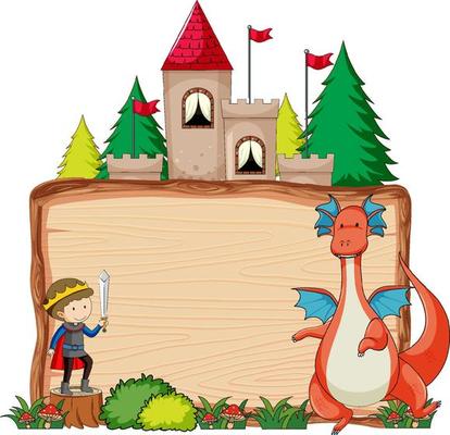 Fairy tale banner template