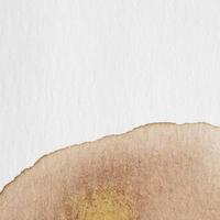 Fondo de acuarela abstracta con salpicaduras de color marrón foto