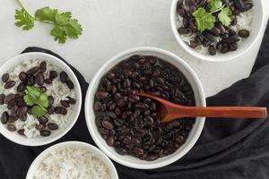 Kidney beans with rice photo