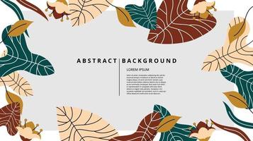 Abstract flat nature grey background vector