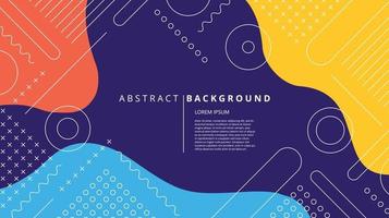 Abstract flat diagonal memphis background vector