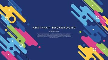 Abstract flat diagonal memphis shapes background vector
