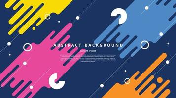 Abstract flat diagonal line shapes background vector