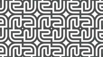 Abstract seamless geometric rotated circular square pattern vector