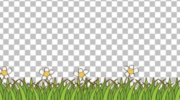 Simple grass field vector