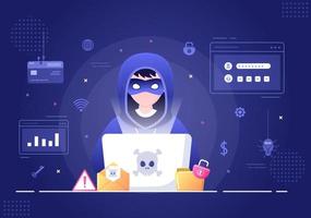 Hacker Vector Illustration