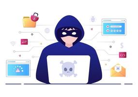 Hacker Vector Illustration