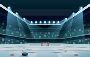 fondo de la arena de hockey vector