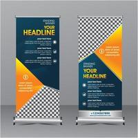 modern geometry standing banner template , promotion sale vector