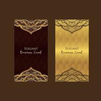 elegant business card design template vector