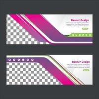 modern colorful banner design 3 vector