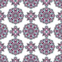 Trendy color tribal pattern, outline style vector