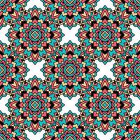 Aztec tribal pattern, outline style vector