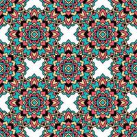 Aztec tribal pattern, outline style vector