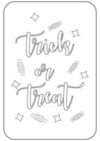 Halloween Coloring Pages Printables vector