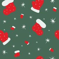 Christmas pattern background vector