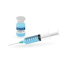 Covid-19 coronavirus vaccine. vector