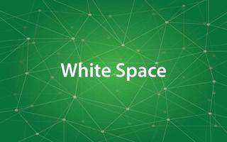 illustration text white space in design and typography vector