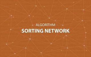 algorithm encryption illustration with constellation dot map vector