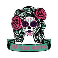 Dia de los muertos vector illustration