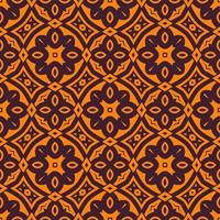 Two colors simple pattern ornament background. Seamless abstract shape vector