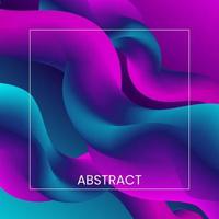 modern style 3d fluid background vector