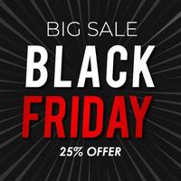 big sale black friday banner