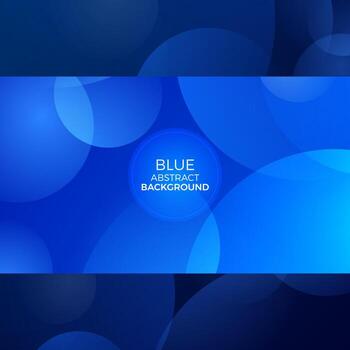 blue gradient color abstract circle background vector