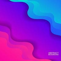 wave liquid abstract background colorful gradient color vector