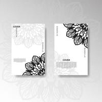 vector illustration page ornament page brochure template