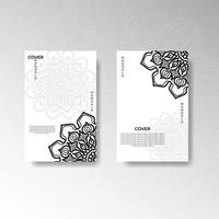 vector illustration page ornament page brochure template