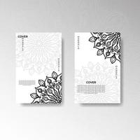 vector illustration page ornament page brochure template