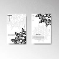 vector illustration page ornament page brochure template