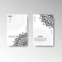 vector illustration page ornament page brochure template