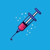 injection medical icon vector