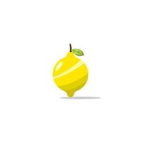 cartoon lemon fruit vector