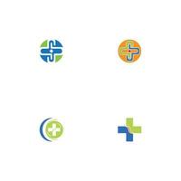 health medical logo design vector