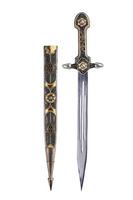 Ancient saber with scabbard
