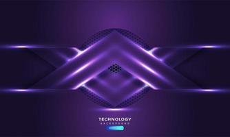 Dark purple light abstract hexagonal background vector