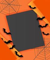 Happy Halloween background. Product promotion display. vector