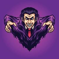 Vampire Attack Dracula Illustrations vector