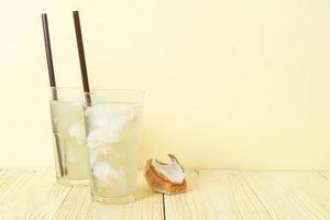 coconut water or coconut juice photo