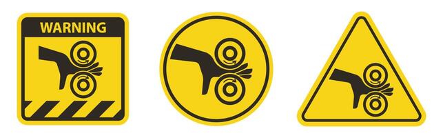 Hand Entanglement Rollers Symbol Sign, Vector Illustration, Isolate On White Background Label .EPS10