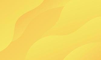 Abstract Yellow Fluid Wave Background vector