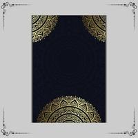 Luxury gold mandala ornate background vector