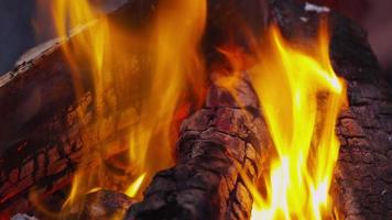 Outdoor fire. Shot on RED EPIC for high quality 4K, UHD, Ultra HD resolution. video