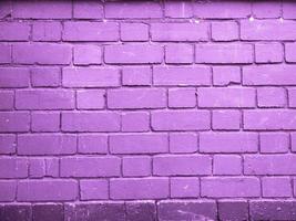 Purple brick wall background photo