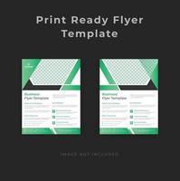 Geometric shape concepts Flyer Poster Template for corporate business vector