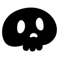 icono de vector de calavera